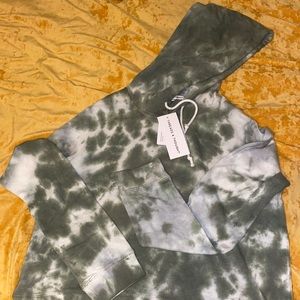 NWT Thread 4 Thought cropped hooded sweater